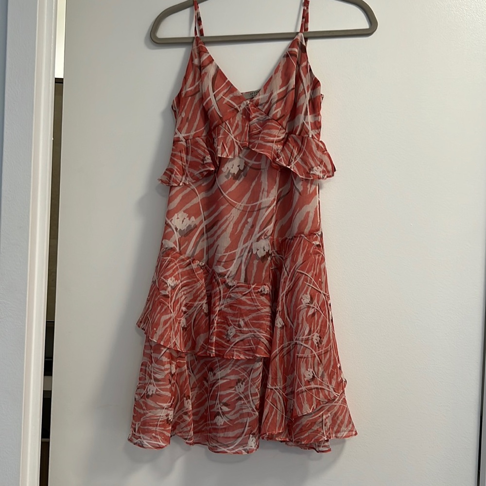 ALL SAINTS PINK FLORAL BABY DOLL DRESS